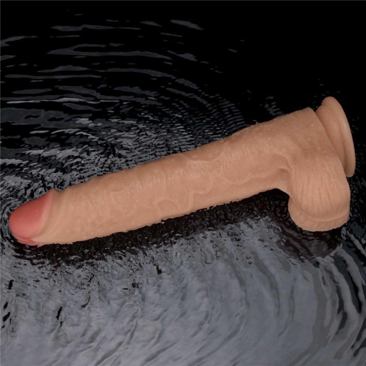 Bezprzewodowy wibrator w kształcie penisa 22,5 cm-13