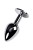Mini korek analny z metalu Średnica 2,8 cm-1