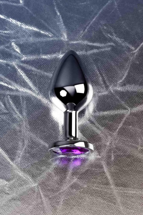 Mały metalowy plug analny 2,8 cm-3