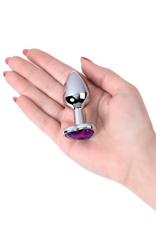 Uroczy metalowy korek analny Średnica 2,8cm-2