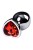 Metalowy plug analny Mała średnica 2,8 cm-4