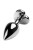 Metalowy plug analny Mała średnica 2,8 cm-6