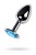 Metalowy plug analny z topazem średnica 2,8 cm