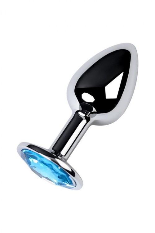 Metalowy plug analny z topazem średnica 2,8 cm-2