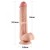 Duży penis z przesuwną skórą 18 cm-3