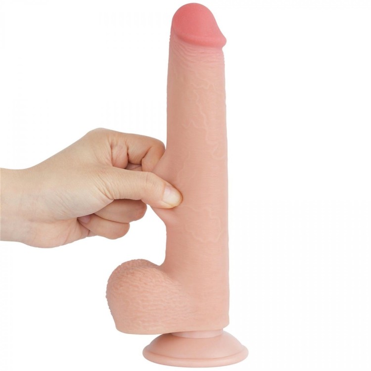 Prawdziwy penis z przesuwną skórą 16 cm-11