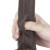 Prawdziwy penis z przesuwną skórą 17 cm Czarny-5