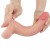Penis z jądrami i przesuwną cyber skórą 17 cm-4