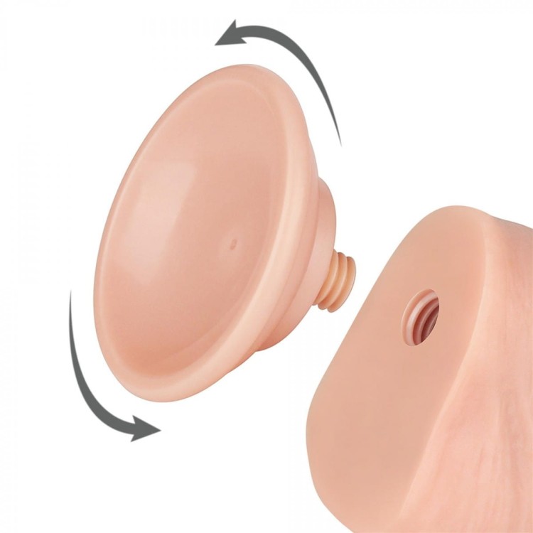 Naturalny penis z ruchomą skórą 15 cm-6