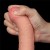 Naturalny penis z ruchomą skórą 14 cm-4