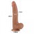 Naturalny penis z ruchomą skórą 17 /4 Brąz-2