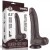 Naturalny penis z ruchomą skórą 22 /4,3 Heban-1