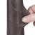 Czarny penis z ruchomą skórą 17/4-5