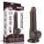 Czarny penis z ruchomą skórą 13,2/3,6 cm-11