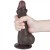 Czarny penis z ruchomą skórą 13,2/3,6 cm-1