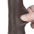 Czarny penis z ruchomą skórą 13,2/3,6 cm-4