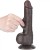 Czarny penis z ruchomą skórą 13,2/3,6 cm-7