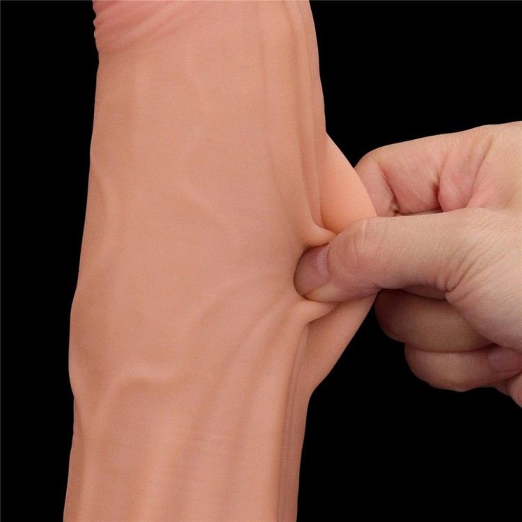 Wielki rozmiar Penis z ruchomą skórą 23/6,2 cm-3