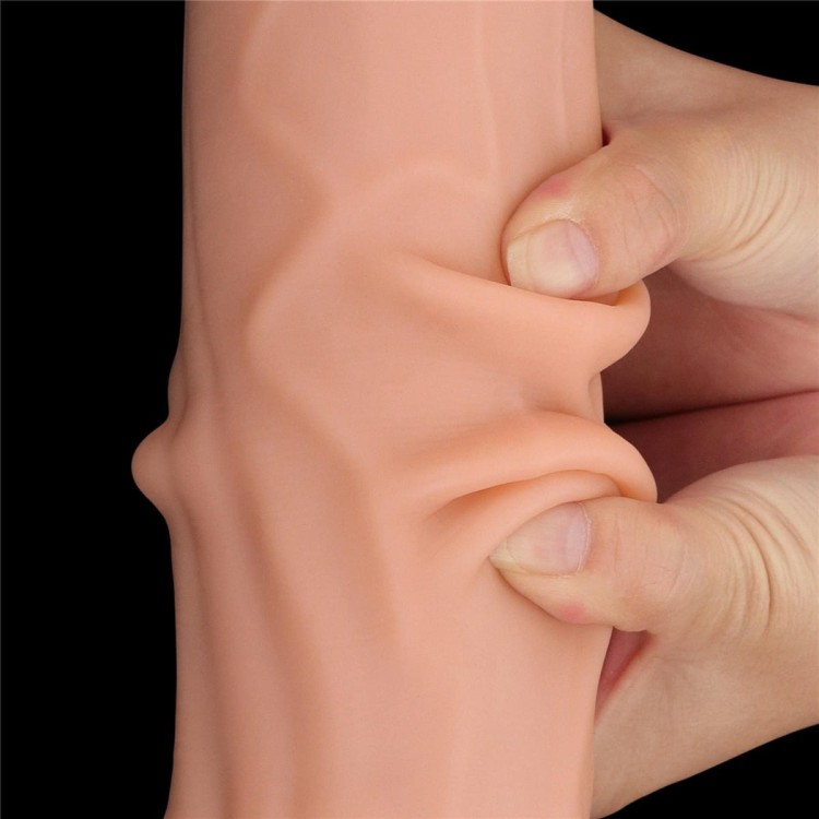 Wielki rozmiar Penis z ruchomą skórą 23/6,2 cm-4