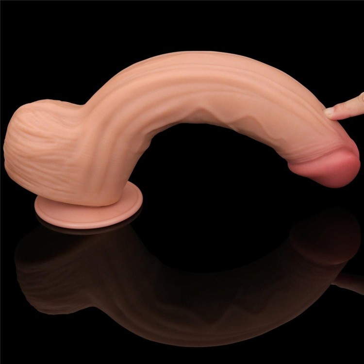 Wielki rozmiar Penis z ruchomą skórą 23/6,2 cm-11