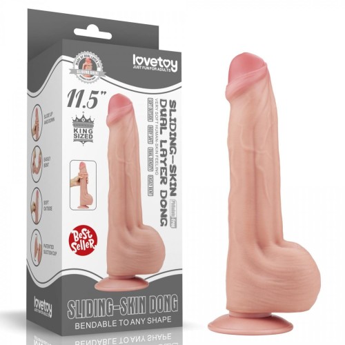 Wielki rozmiar Penis z ruchomą skórą 29/5,4 cm