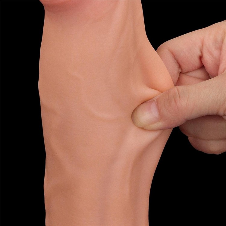 Wielki rozmiar Penis z ruchomą skórą 29/5,4 cm-5