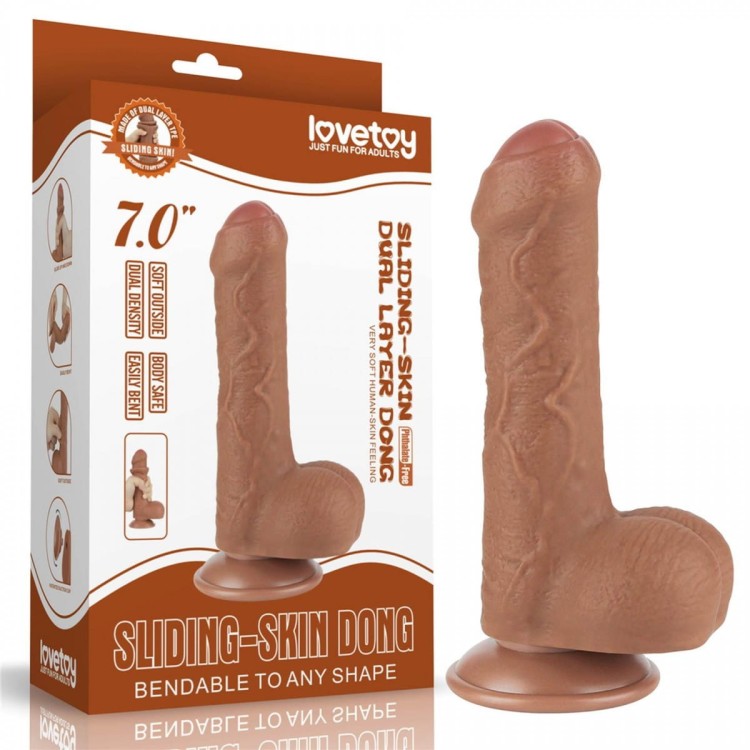 Prawdziwy penis z przesuwna skórą 12,5/3,5