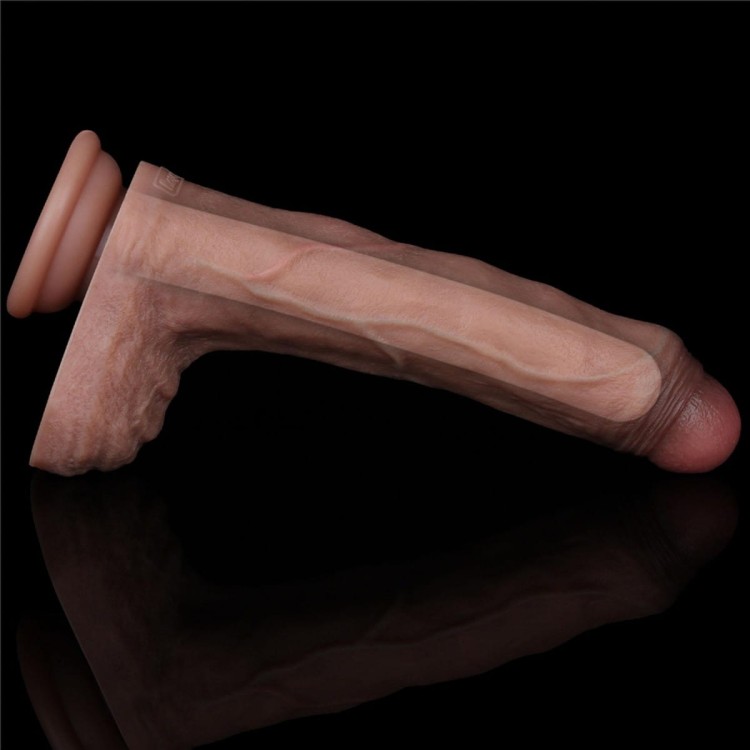 Naturalny penis z silikonu Premium  22 cm-2