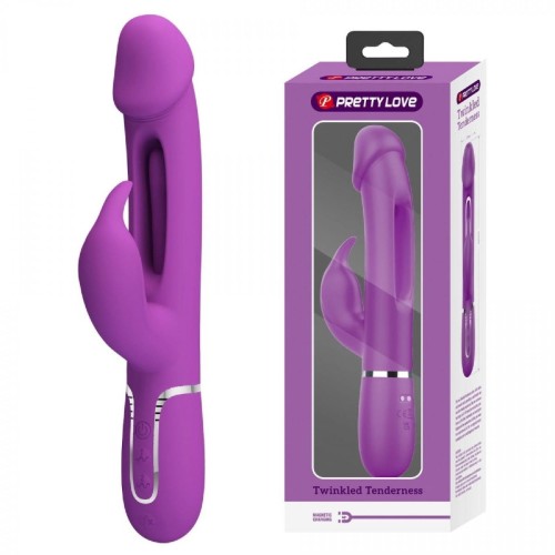 Prettylove Wibrator Króliczek z funkcją Tapping
