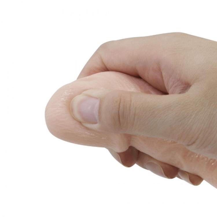 Wibrator naturalny Miękki w dotyku Jak prawdziwy penis 18 cm-6