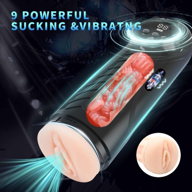 Automatyczny masturbator Ssanie i Pulsacje Luxury Nr04-9