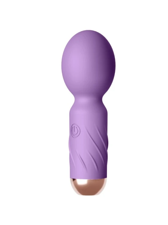 Mini Wibrator Magic Wand Masażer Do intymnej Stymulacji Purple-11