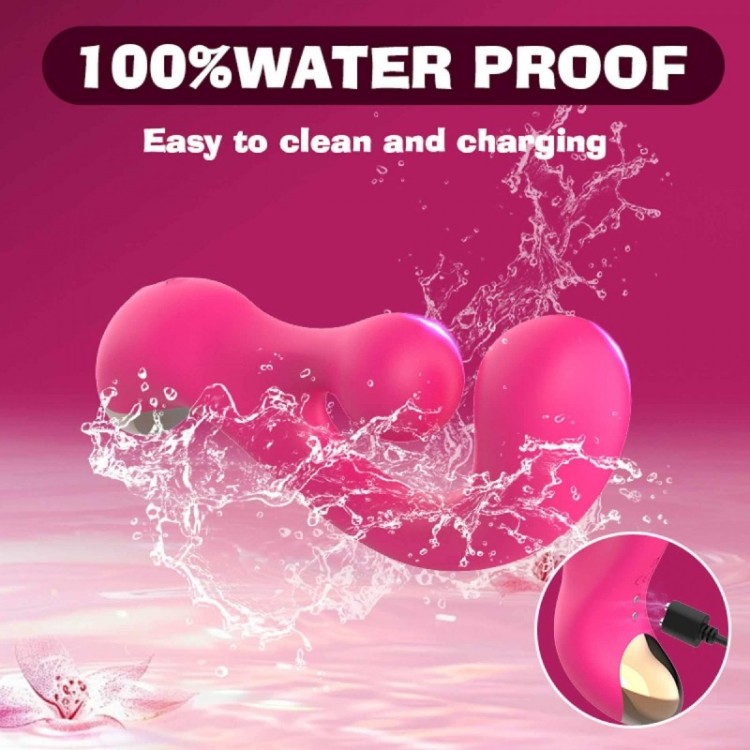 Wibrator obrotowy królik Wibracja łechtaczki Stymulacja punktu G US-6