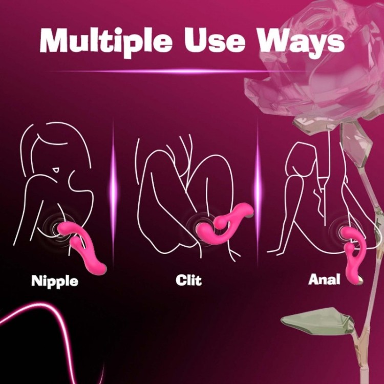 Wibrator obrotowy królik Wibracja łechtaczki Stymulacja punktu G US-7