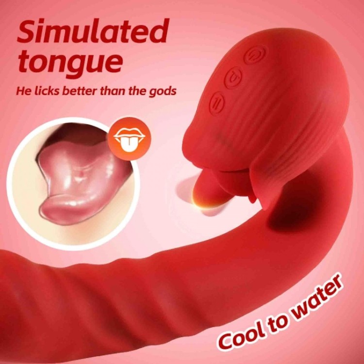 Wibrator w kształcie róży Kup Rose Thrusting-6