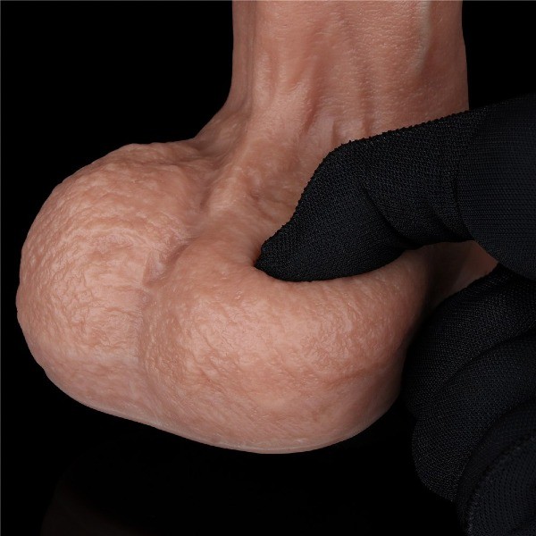 Realistyczne dildo Naturalny penis z silikonu 23 cm-8