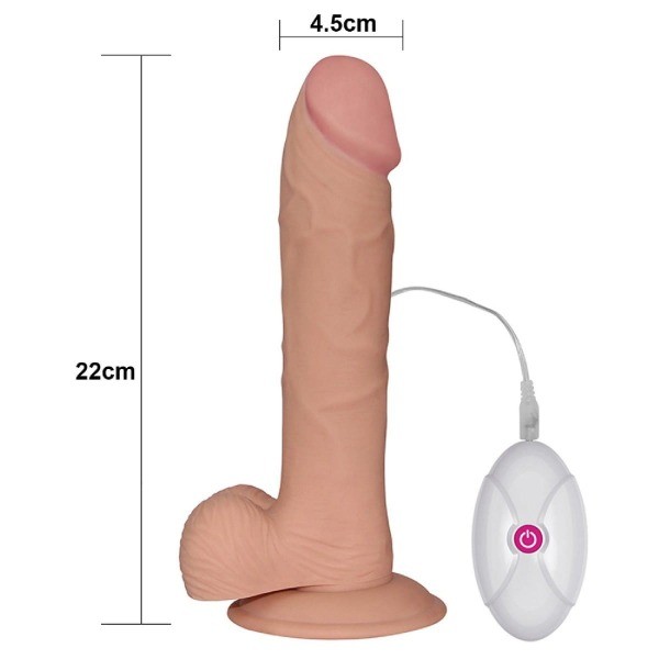Wibrator duży naturalny penis 23 cm-2