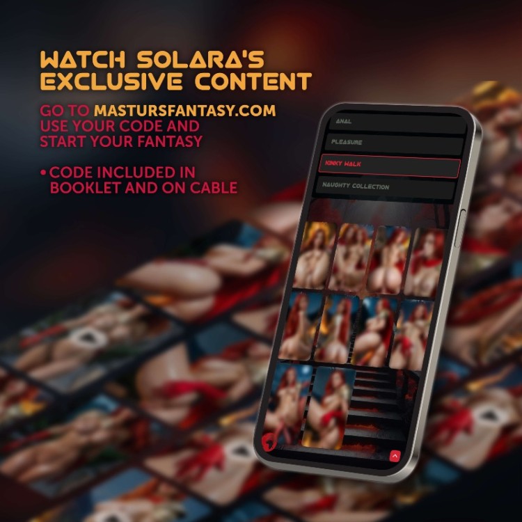 Masturs Wielofunkcyjny Masturbator Solara Fire Sorceress Pulsacje Grzanie-12