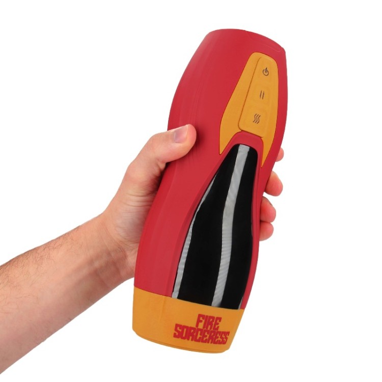 Masturs Wielofunkcyjny Masturbator Solara Fire Sorceress Pulsacje Grzanie-20