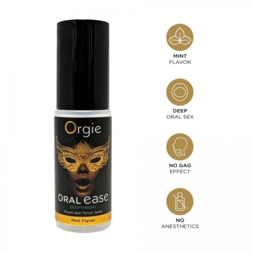 Spray do seksu oralnego Oral Ease Deepthroat Orgie 15 ml-1