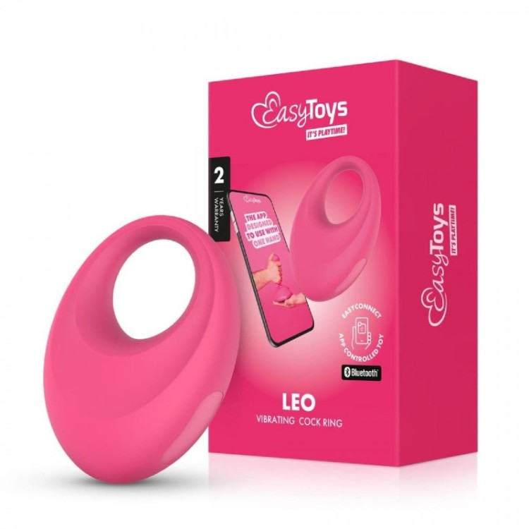 EasyConnect Leo Wibrujący Pierścień Erekcyjny z Aplikacją-1