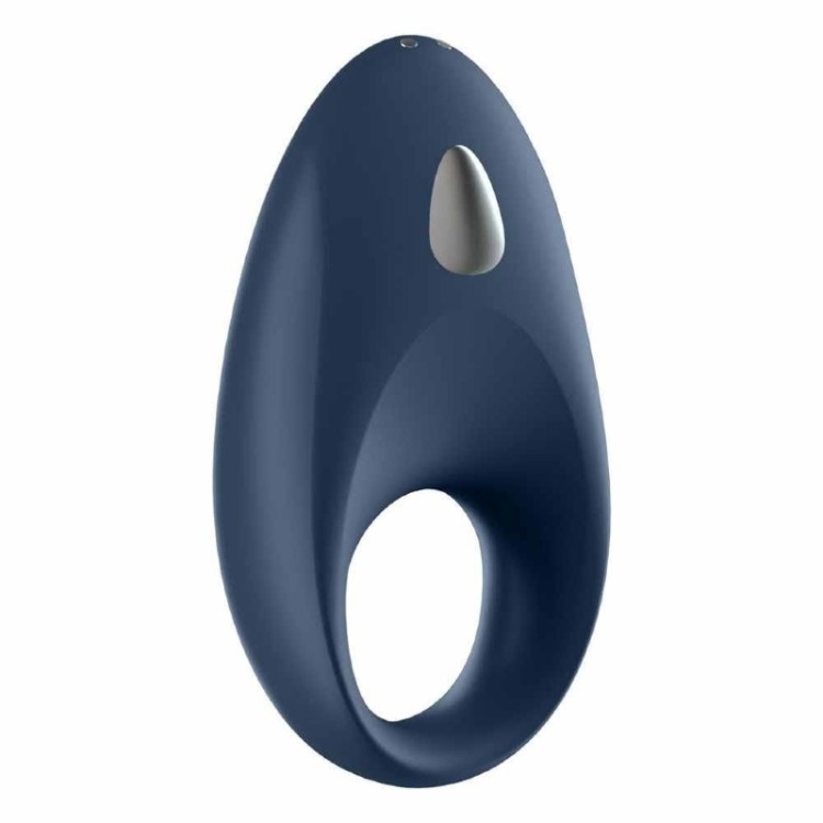 Wibrujący Pierścień Erekcyjny Satisfyer Mighty One Black App-2
