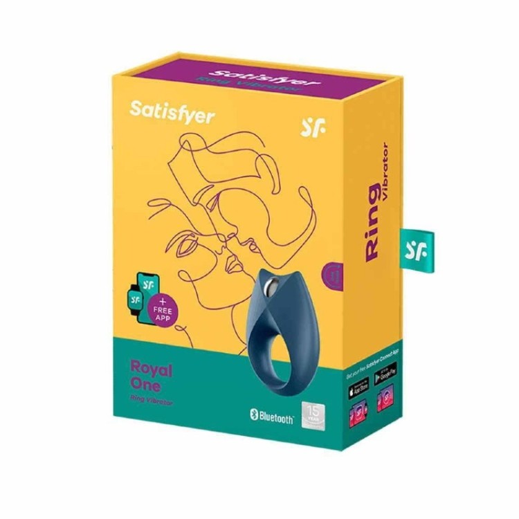 Wibrujący Pierścień Erekcyjny Satisfyer Royal One App-4
