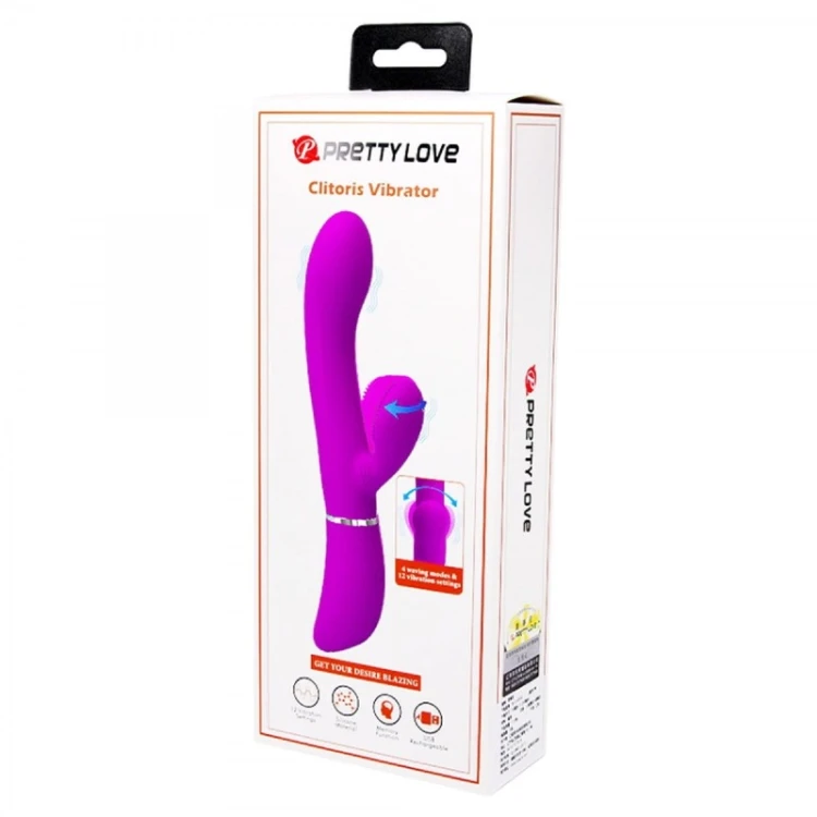 Clitoris Wibrator Króliczek Prettylove Stymulacja Muskanie Łechtaczki-6