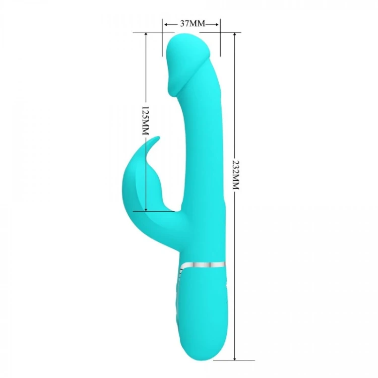 Prettylove Kompas Wibrator Króliczek Stymulacja Łechtaczki Tapping-4