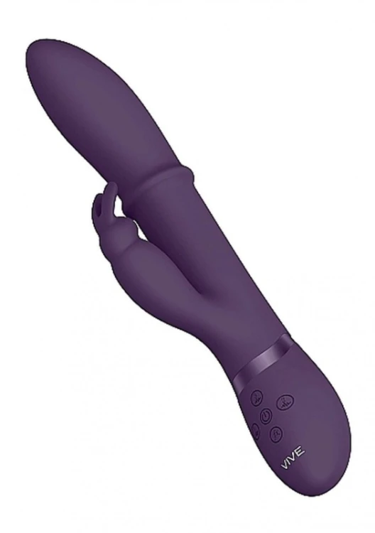 Vive Halo Wibrator Króliczek z Ruchomym Pierścieniem-3