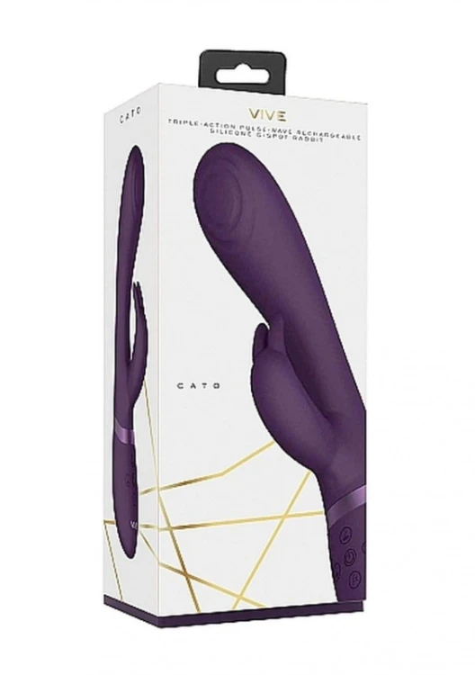 Wibrator królik z pukaniem - Vive Cato dla punktu G i clitoris-9