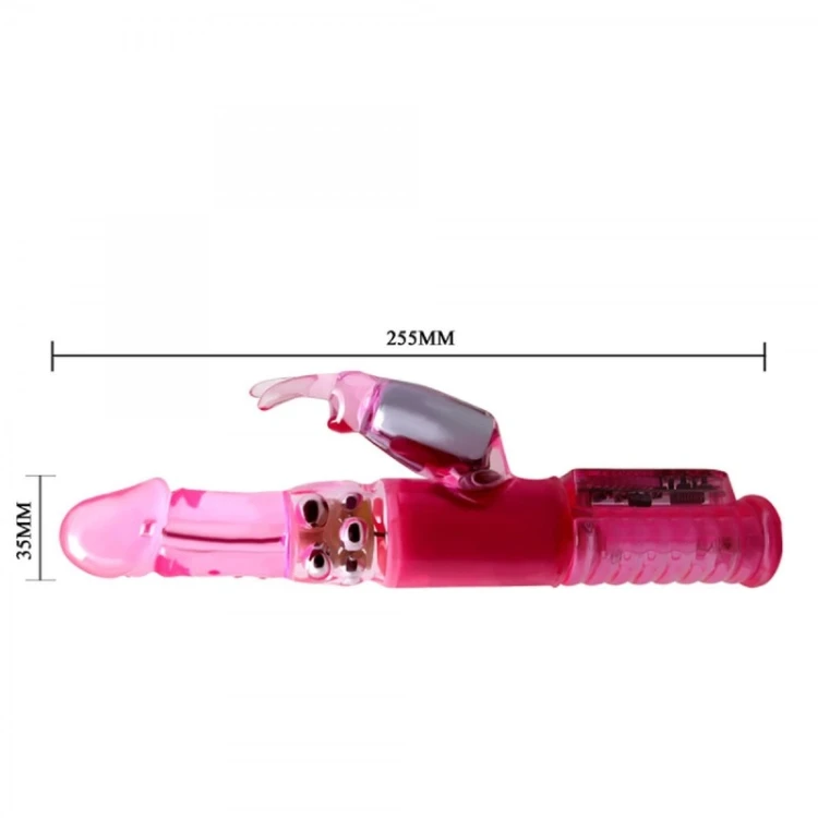 Wibrator z wirującymi kulami i króliczkiem Pleasurizer Legend-2