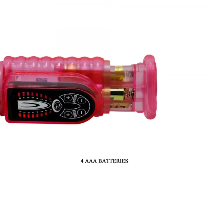 Wibrator z wirującymi kulami i króliczkiem Pleasurizer Legend-8