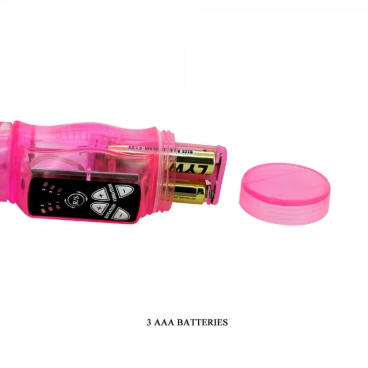 Rotacyjny Wibrator Króliczek Żelowy Happy Angel-5